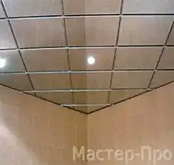 монтаж подвесного потолка в астане