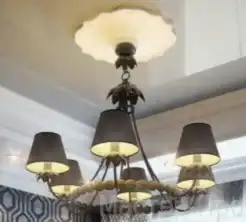 установка люстры