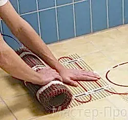 монтаж теплого электрического пола в астане