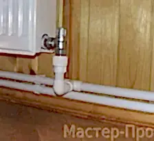 монтаж труб отопления